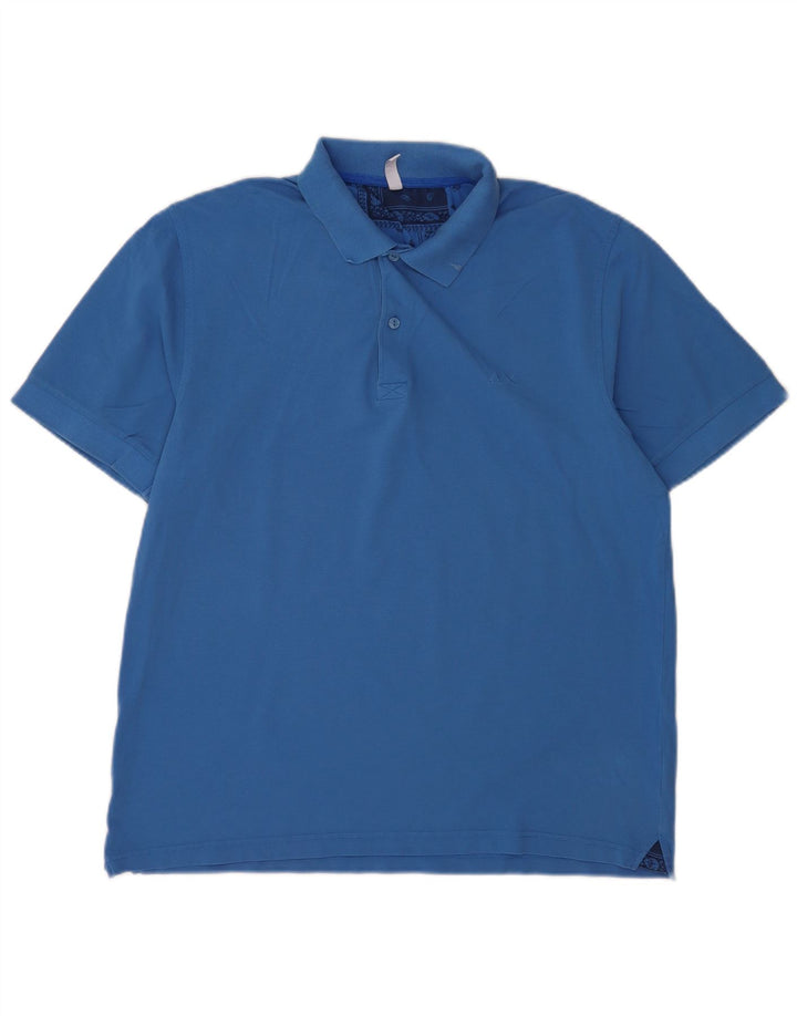 Sun68 Mens Polo Shirt 2XL Blue Cotton