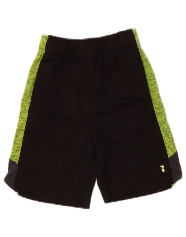 Russell Athletic Boys Sport Shorts 4-5 Years XS Black Colourblock Polyester