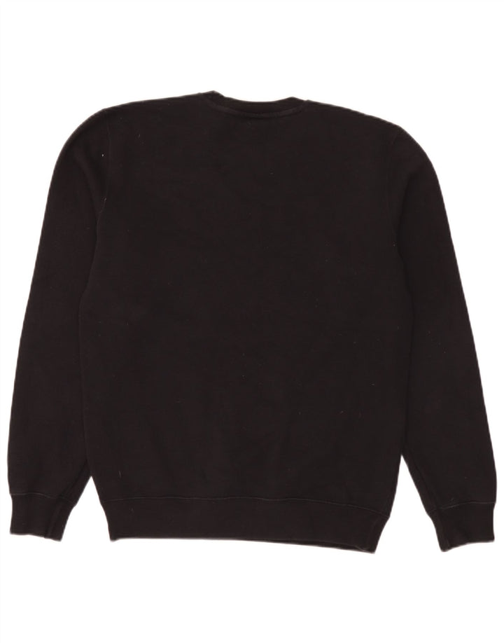 Champion Mens Sweatshirt Jumper Small Black Cotton
