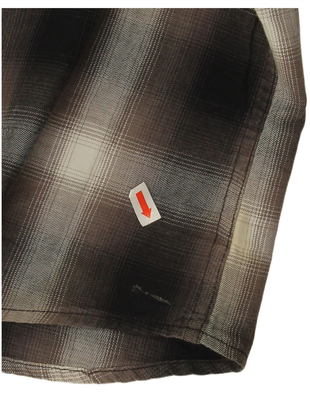 Wrangler Mens Slim Shirt Large Black Plaid Cotton