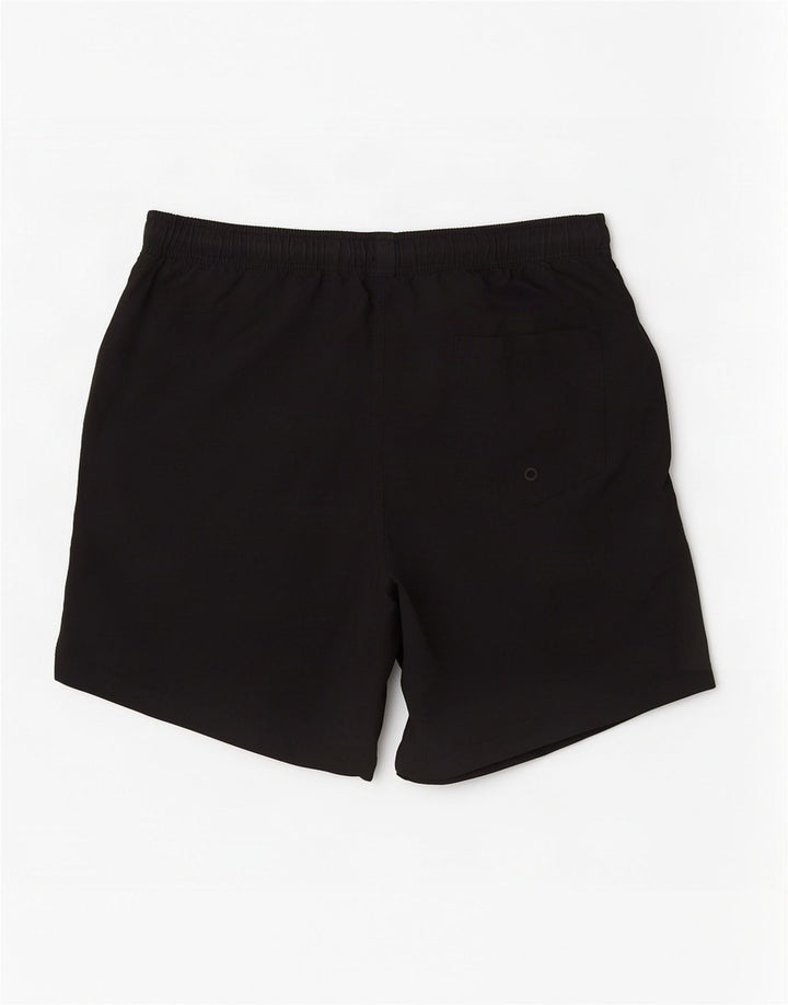 Mossimo Mens Graphic Swimming Shorts Large Black Nylon