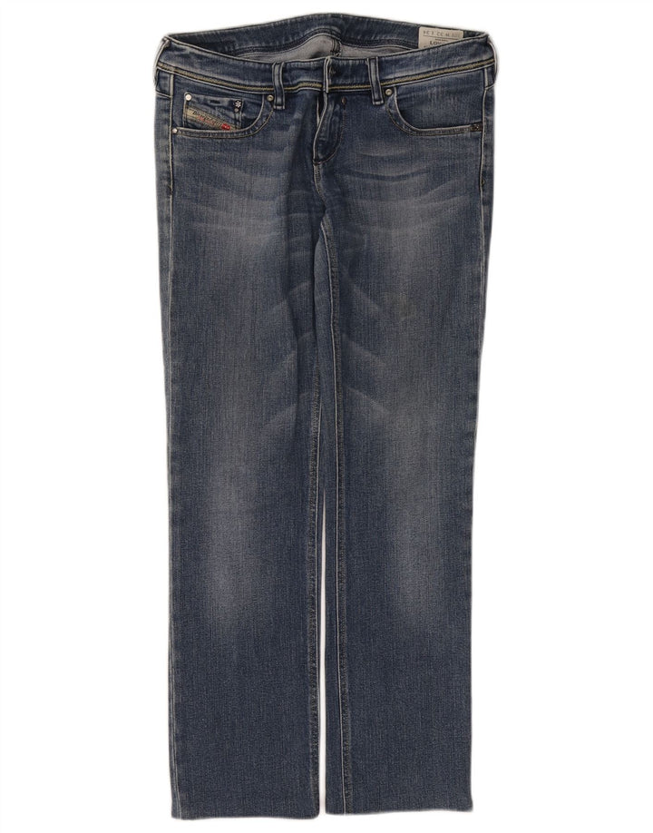 Diesel Womens Lowky Straight Jeans W32 L28 Blue Cotton
