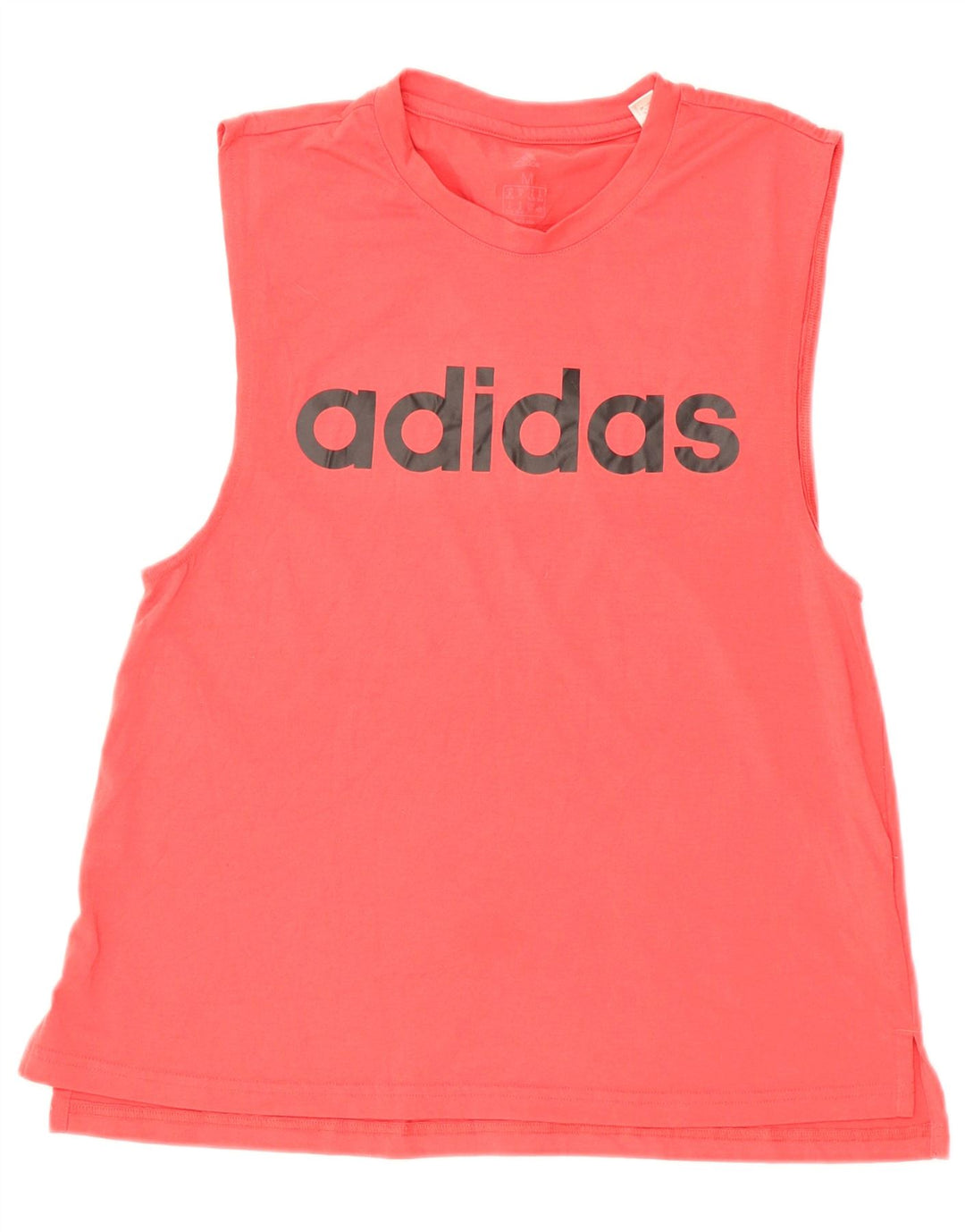 Adidas Womens Graphic Vest Top UK 12 Medium Pink Polyester