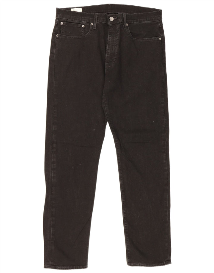 Levi's Mens 502 Tapered Jeans W34 L32 Black