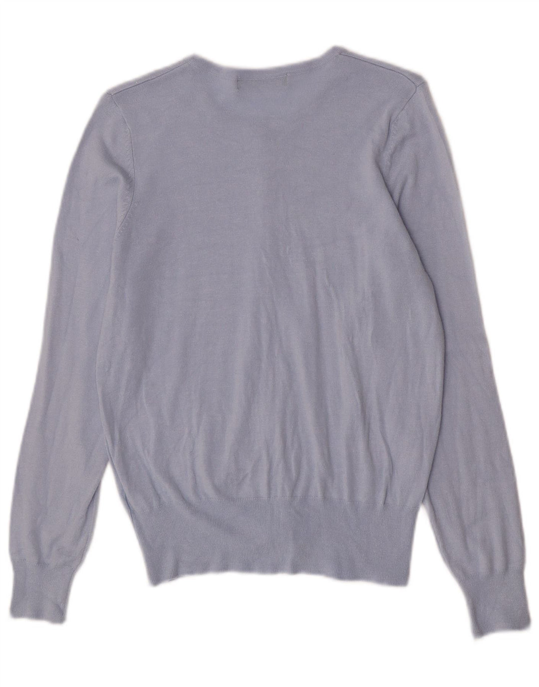 Marks & Spencer Womens Cardigan Sweater UK 14 Medium Blue Viscose
