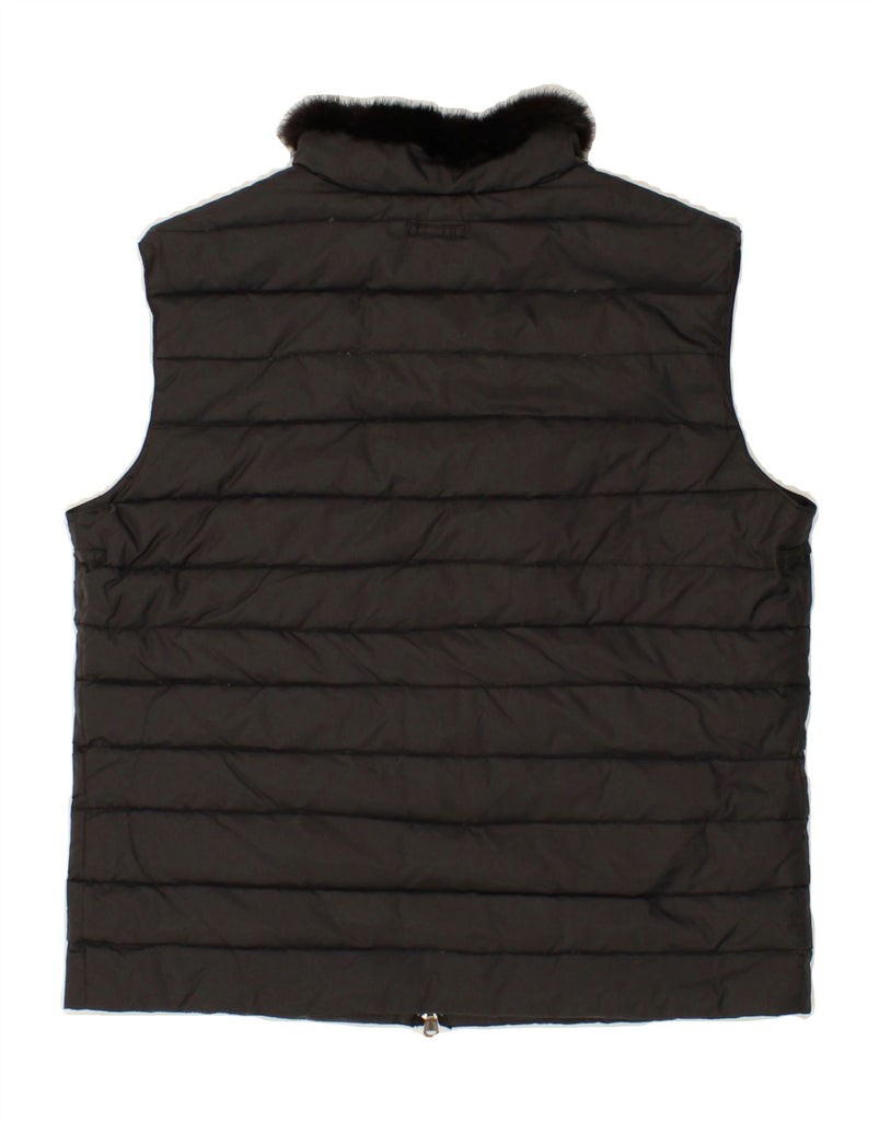 MARINA YACHTING Womens Padded Gilet UK 12 Medium Black Vintage Marina Yachting and Second-Hand Marina Yachting from Messina Hembry 