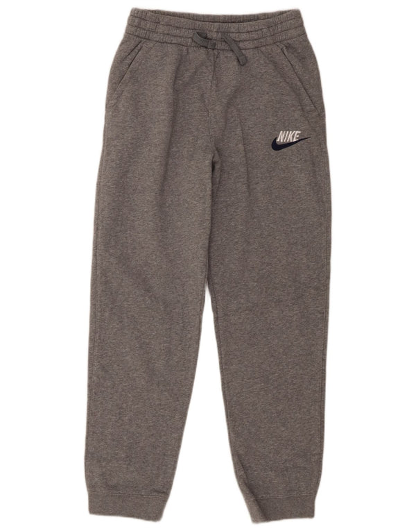 Nike Boys Tracksuit Trousers Joggers 13-14 Years XL Grey Flecked