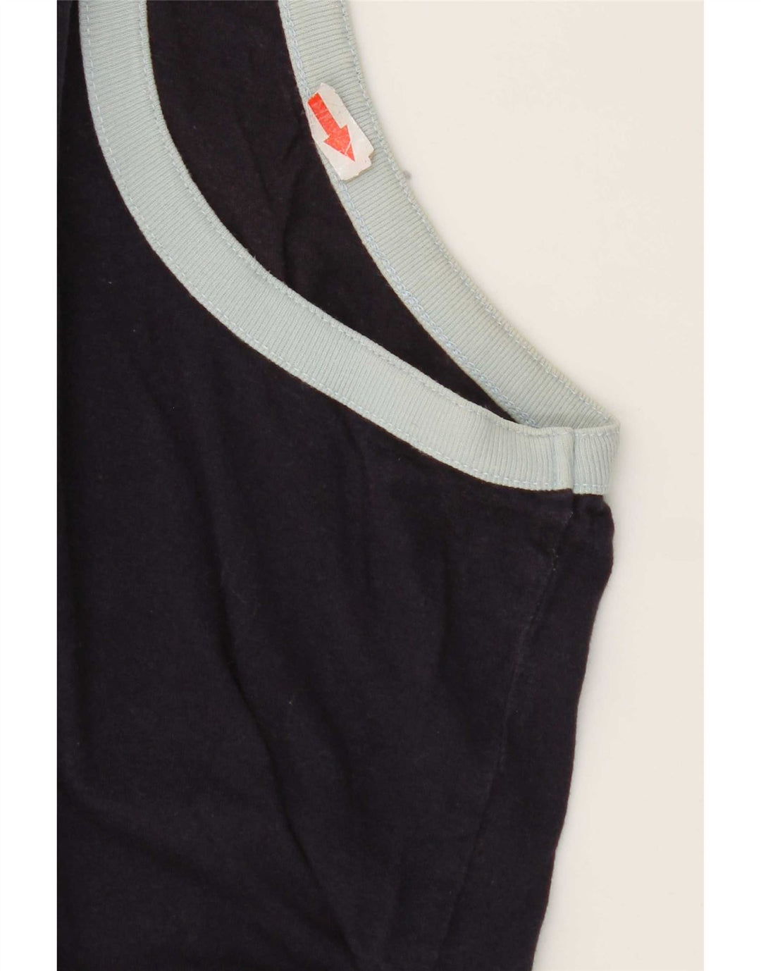 Puma Womens Graphic Vest Top UK 12 Medium Navy Blue