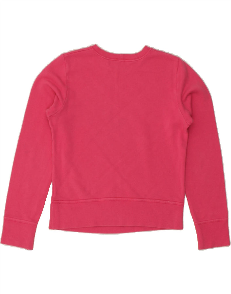 UNITED COLORS OF BENETTON Girls Graphic Sweatshirt Jumper 12-13 Years Pink | Vintage United Colors of Benetton | Thrift | Second-Hand United Colors of Benetton | Used Clothing | Messina Hembry 