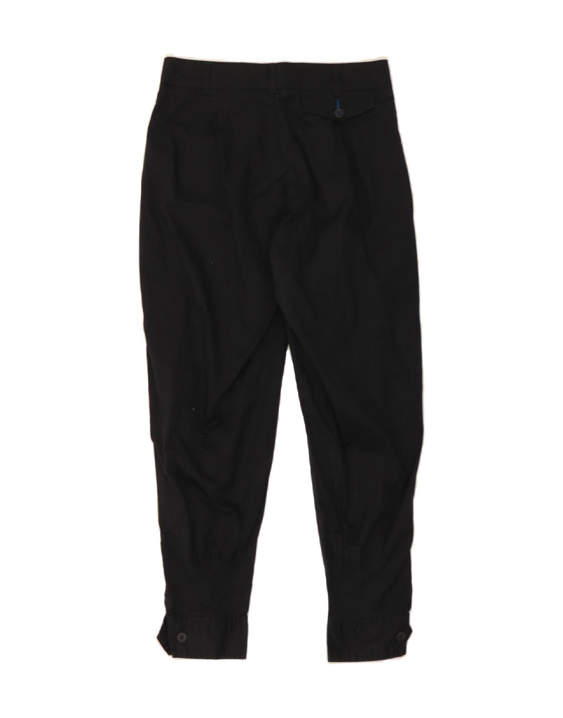 BENETTON Womens Slim Chino Trousers W40 L27 Black Cotton Vintage Benetton and Second-Hand Benetton from Messina Hembry 