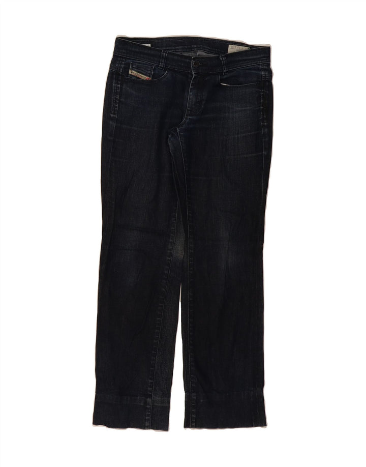 DIESEL Womens Soozy Straight Jeans W29 L29 Navy Blue Cotton Vintage Diesel and Second-Hand Diesel from Messina Hembry 