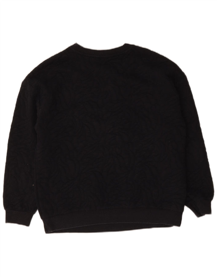 Marks & Spencer Womens Oversized Sweatshirt Jumper UK 10 Small Navy Blue