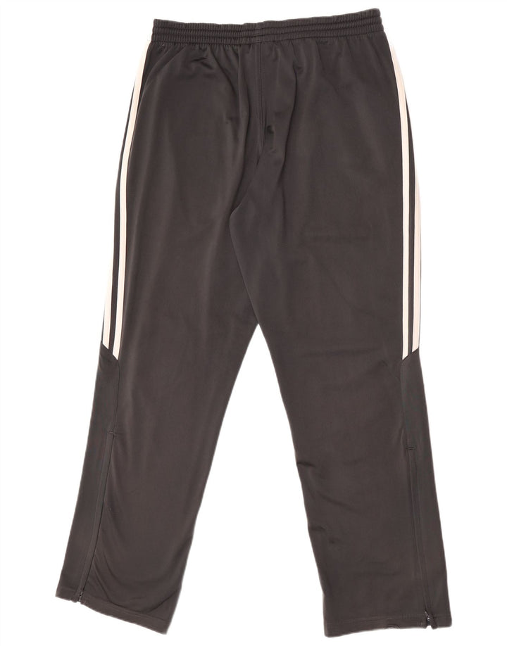 Adidas Mens Tracksuit Trousers UK 38/40 Medium  Grey Polyester