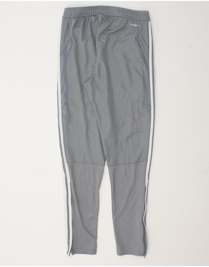 Adidas Mens Tracksuit Trousers Small  Grey Polyester
