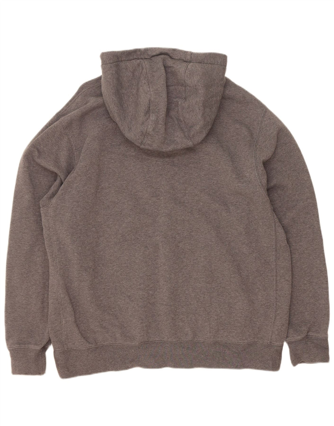 Nike Mens Hoodie Jumper XL Grey Cotton