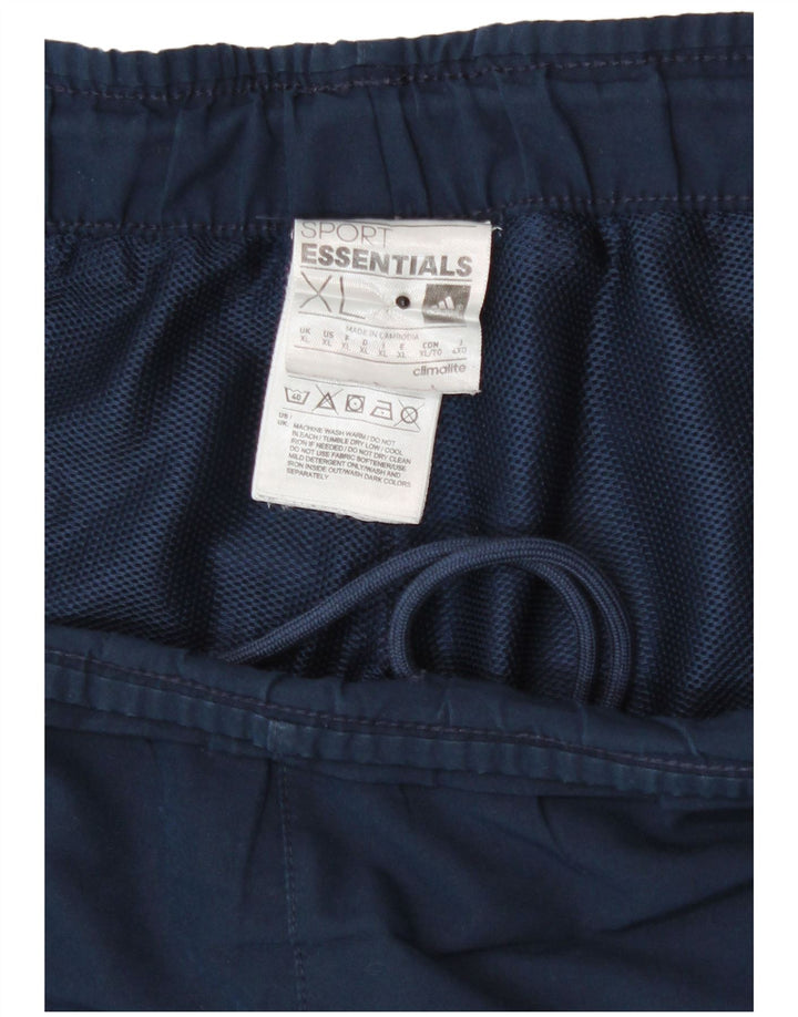 Adidas Mens Climalite Sport Shorts XL  Navy Blue Polyester