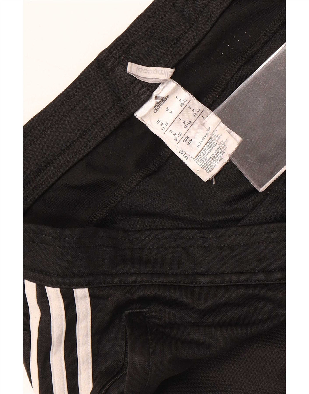 Adidas Womens Climacool Tracksuit Trousers UK 12/14 Medium Black Polyester
