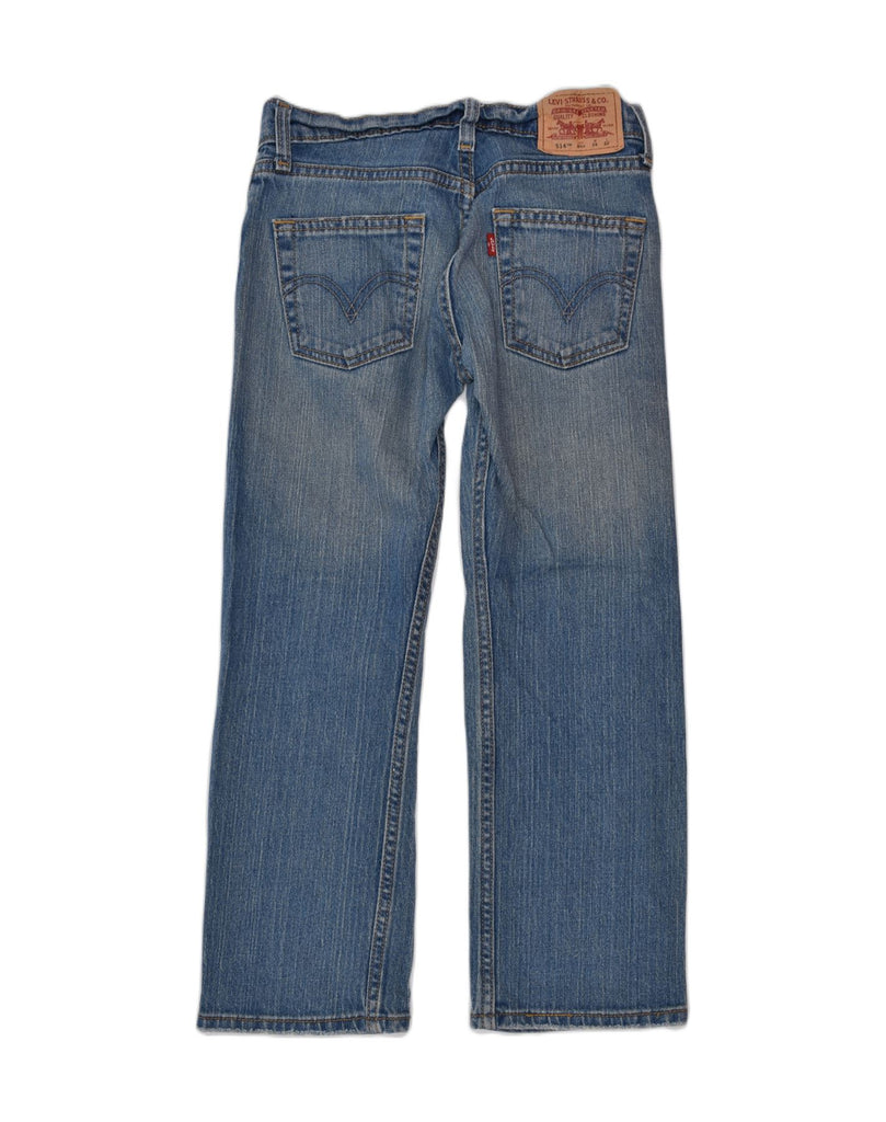 LEVI'S Boys 514 Straight Jeans 7-8 Years W24 L22 Blue Cotton | Vintage Levi's | Thrift | Second-Hand Levi's | Used Clothing | Messina Hembry 