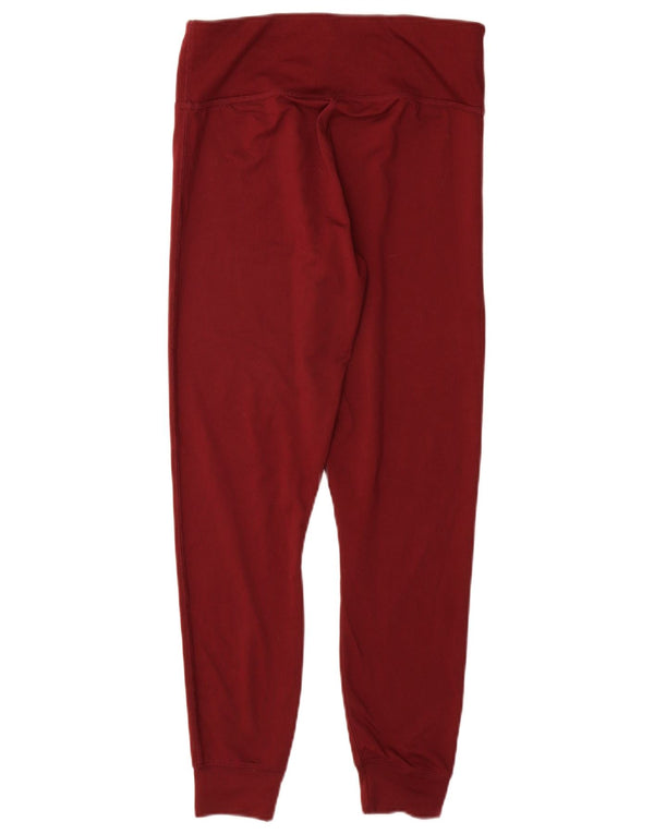 PUMA Womens Tracksuit Trousers Joggers UK 12 Medium  Maroon Polyester