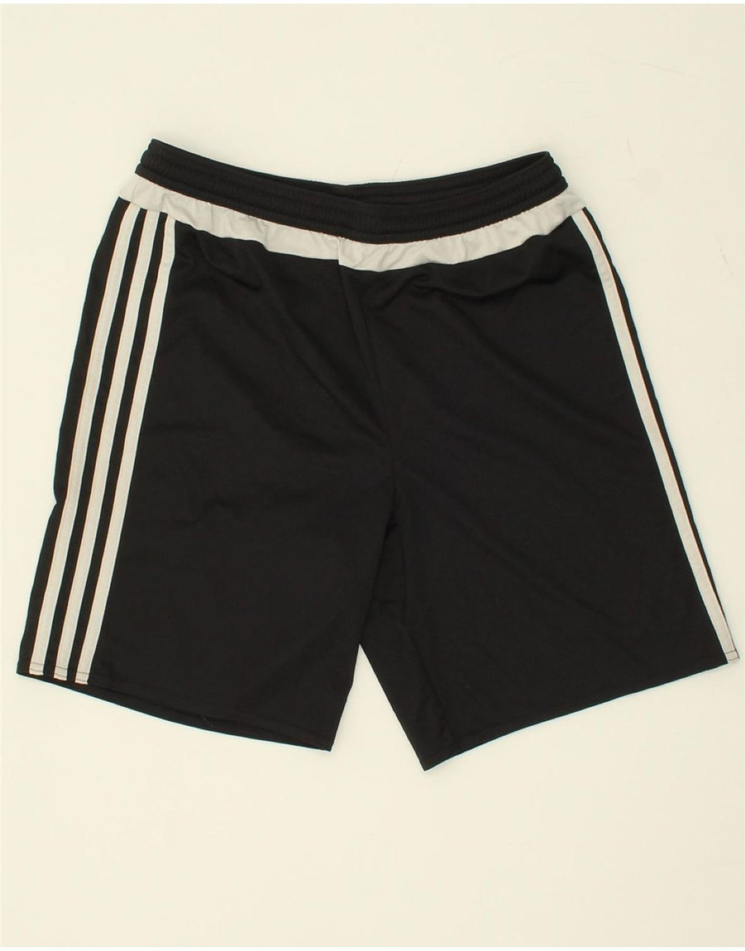 ADIDAS Boys Climalite Sport Shorts 13-14 Years Black Polyester Vintage Adidas and Second-Hand Adidas from Messina Hembry 
