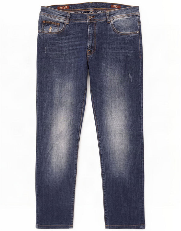Marlboro Classics Mens Slim Jeans W36 L28 Blue