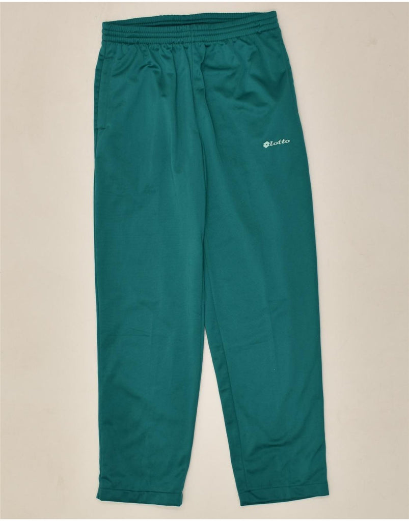 LOTTO Mens Tracksuit Trousers Small Green Polyester | Vintage Lotto | Thrift | Second-Hand Lotto | Used Clothing | Messina Hembry 