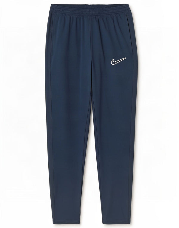 Nike Mens Dri Fit Tracksuit Trousers Medium Navy Blue Polyester