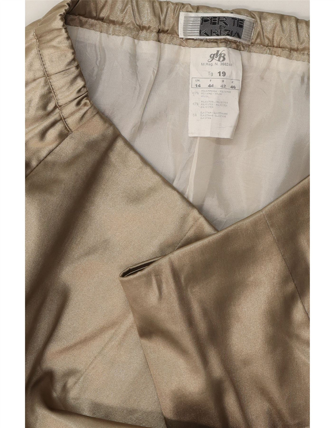 KRIZIA Womens Pencil Skirt UK 14 Large W34  Beige Polyamide