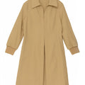 Pinko Womens Trench Coat UK 12 Medium Beige Polyester
