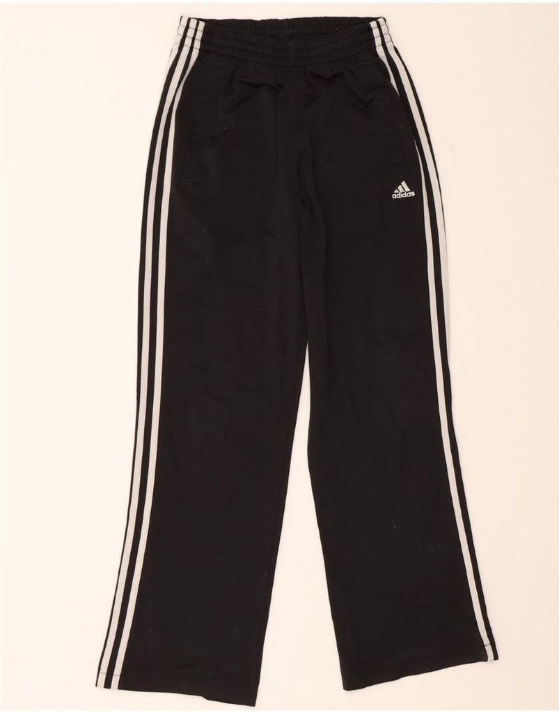 ADIDAS Boys Tracksuit Trousers 13-14 Years  Black Polyester Vintage Adidas and Second-Hand Adidas from Messina Hembry 