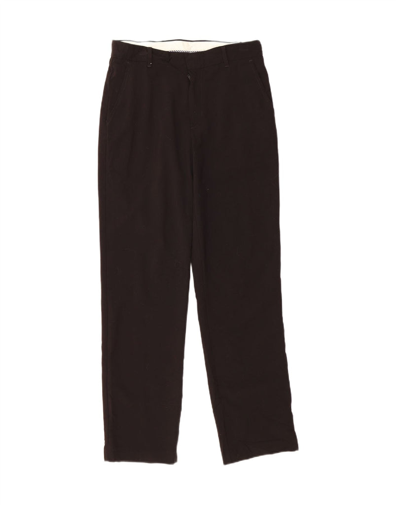 CHAPS Girls Straight Casual Trousers 15-16 Years W28 L29 Black Polyester Vintage Chaps and Second-Hand Chaps from Messina Hembry 