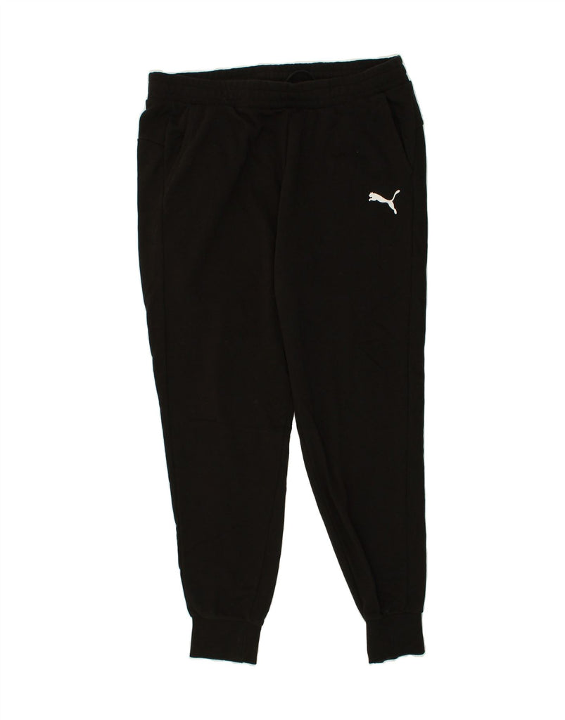 PUMA Mens Tracksuit Trousers Joggers 2XL Black Cotton Vintage Puma and Second-Hand Puma from Messina Hembry 