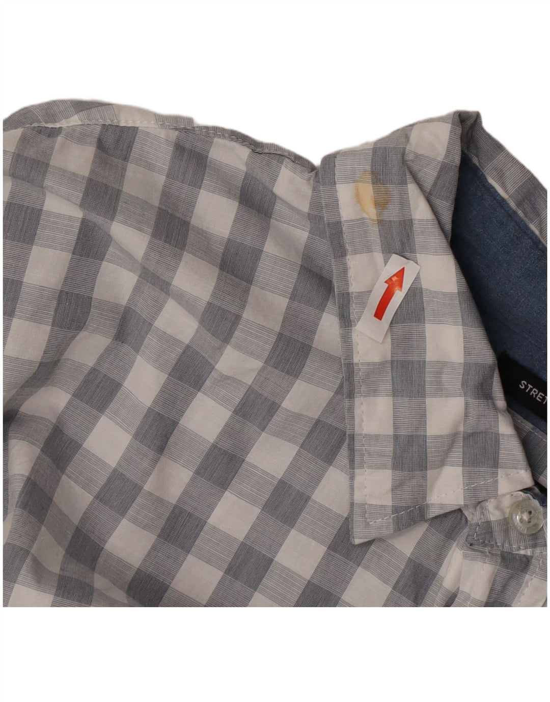 Lee Mens Regular Fit Shirt 2XL Grey Check Cotton