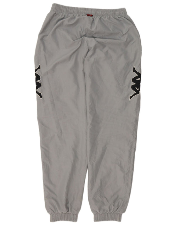 Kappa Mens A.C. Siena Graphic Tracksuit Trousers Joggers Large Grey