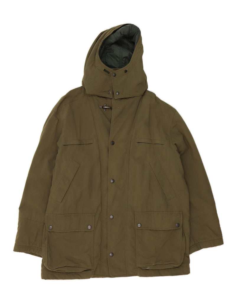 FAY Mens Hooded Utility Jacket UK 40 Large Khaki Vintage Fay and Second-Hand Fay from Messina Hembry 