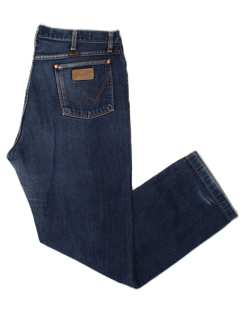 WRANGLER Mens Straight Jeans W36 L31 Blue Cotton Vintage Wrangler and Second-Hand Wrangler from Messina Hembry 