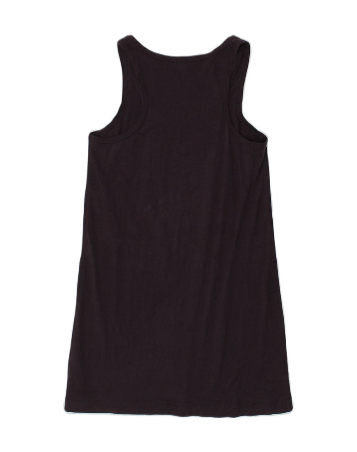 J. CREW Womens Sleeveless T-Shirt Dress UK 10 Small Purple Cotton | Vintage J. Crew | Thrift | Second-Hand J. Crew | Used Clothing | Messina Hembry 