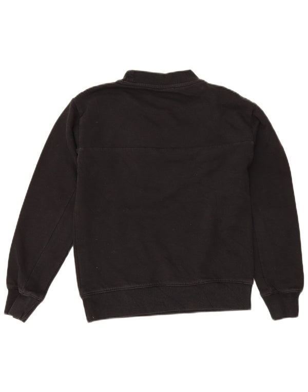 Champion Girls Graphic Sweatshirt Jumper 11-12 Years Large Black Cotton