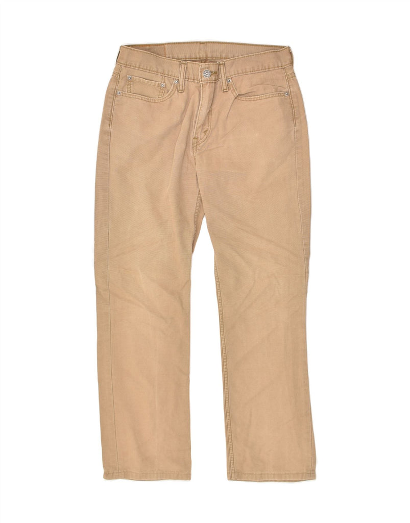 LEVI'S Mens 514 Straight Casual Trousers W31 L30  Beige Cotton | Vintage Levi's | Thrift | Second-Hand Levi's | Used Clothing | Messina Hembry 