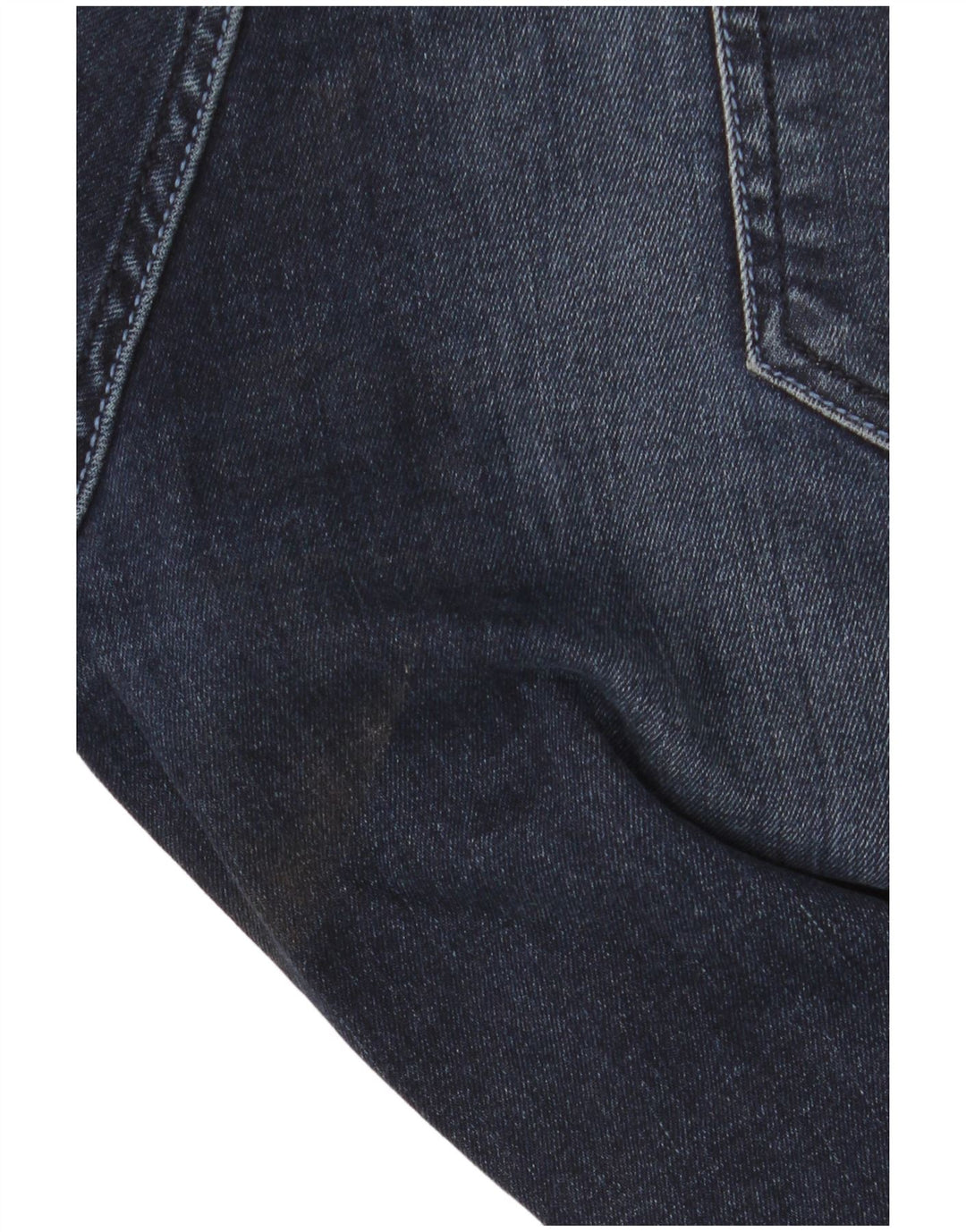 French Connection Mens Distressed Slim Jeans W36 L28 Navy Blue Cotton
