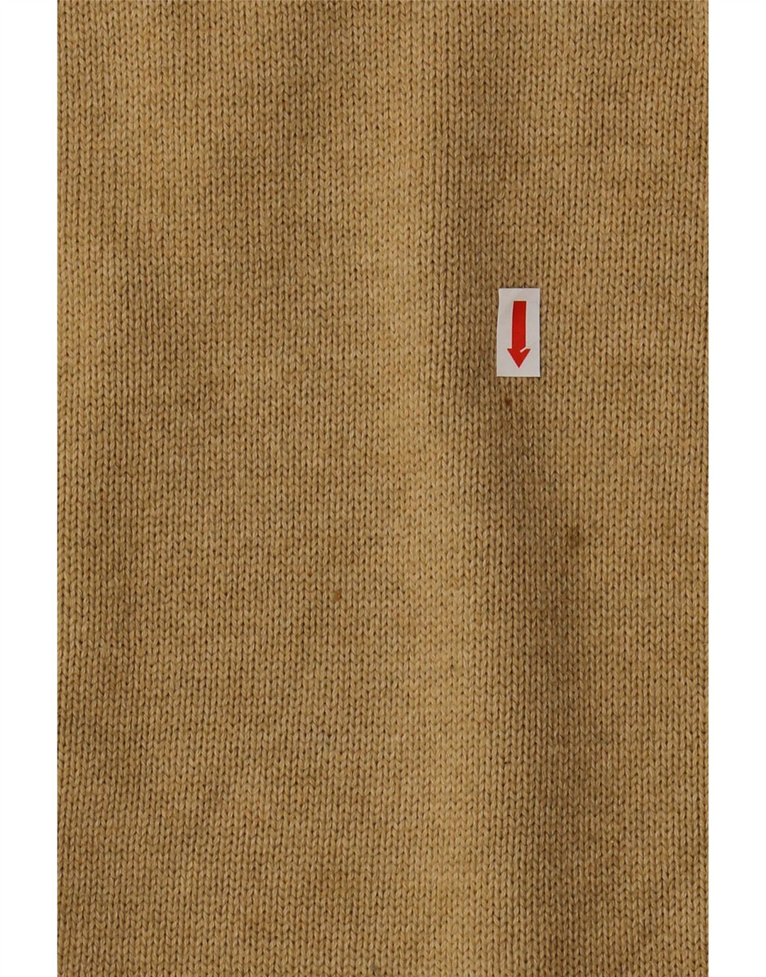 TOMMY HILFIGER Mens Crew Neck Jumper Sweater Large Beige Cotton