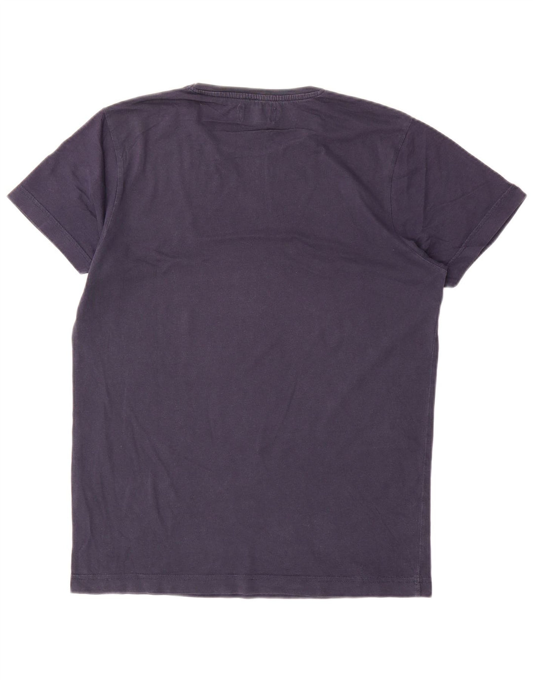 Jack & Jones Mens Graphic T-Shirt Top Medium Navy Blue Cotton