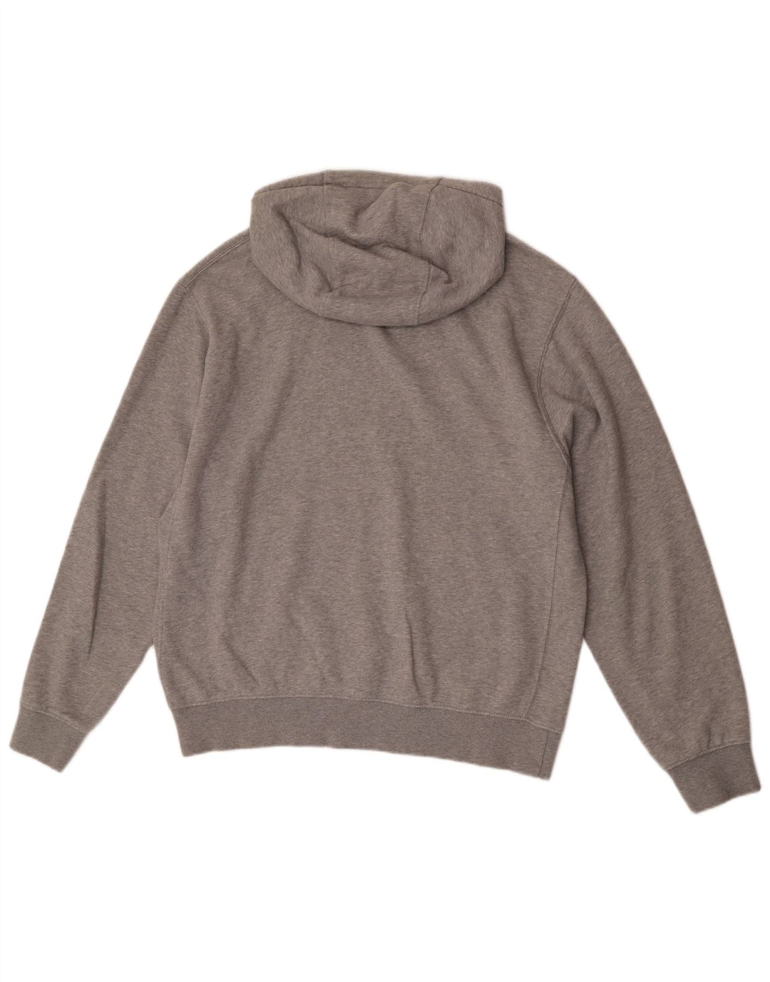 Nike Mens Hoodie Jumper Medium Grey Cotton