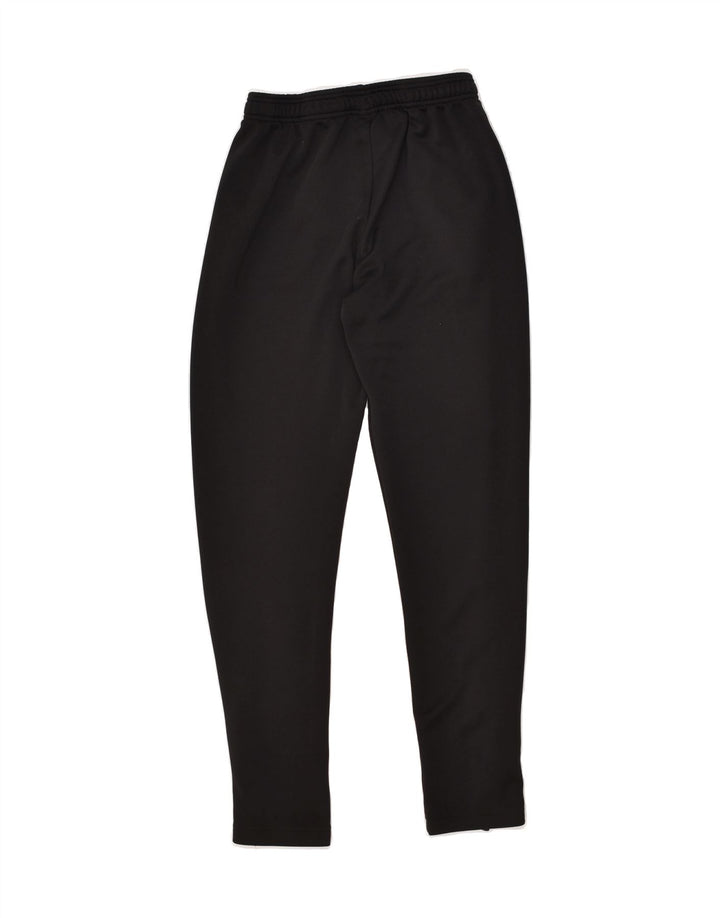 ADIDAS Girls Tracksuit Trousers 13-14 Years Black Polyester Vintage Adidas and Second-Hand Adidas from Messina Hembry 