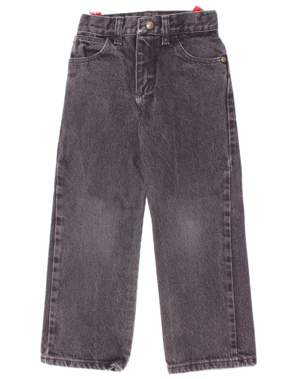 Wrangler Boys Slim Jeans 7-8 Years W22 L20 Grey Cotton