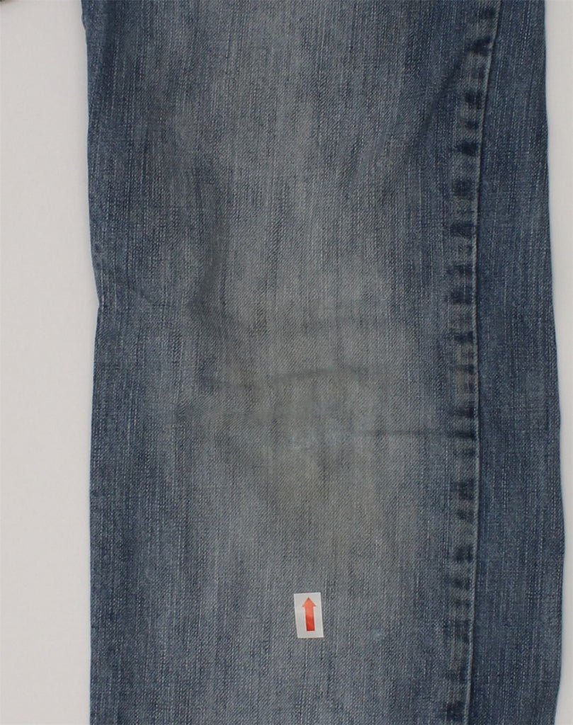 LEVI'S Boys 505 Regular Straight Jeans 6-7 Years W24 L19 Navy Blue Cotton | Vintage Levi's | Thrift | Second-Hand Levi's | Used Clothing | Messina Hembry 