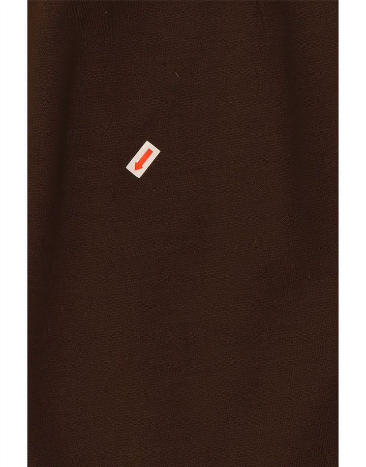 Roccobarocco Womens 5 Button 2 Piece Skirt Set UK 10 Small W23  Brown Army