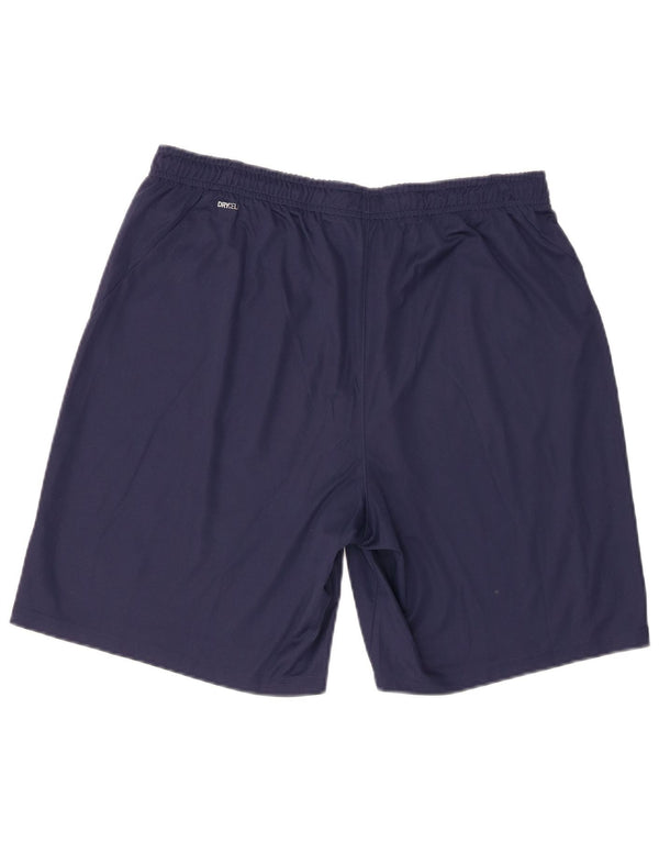 Puma Mens Sport Shorts Large Navy Blue Polyester