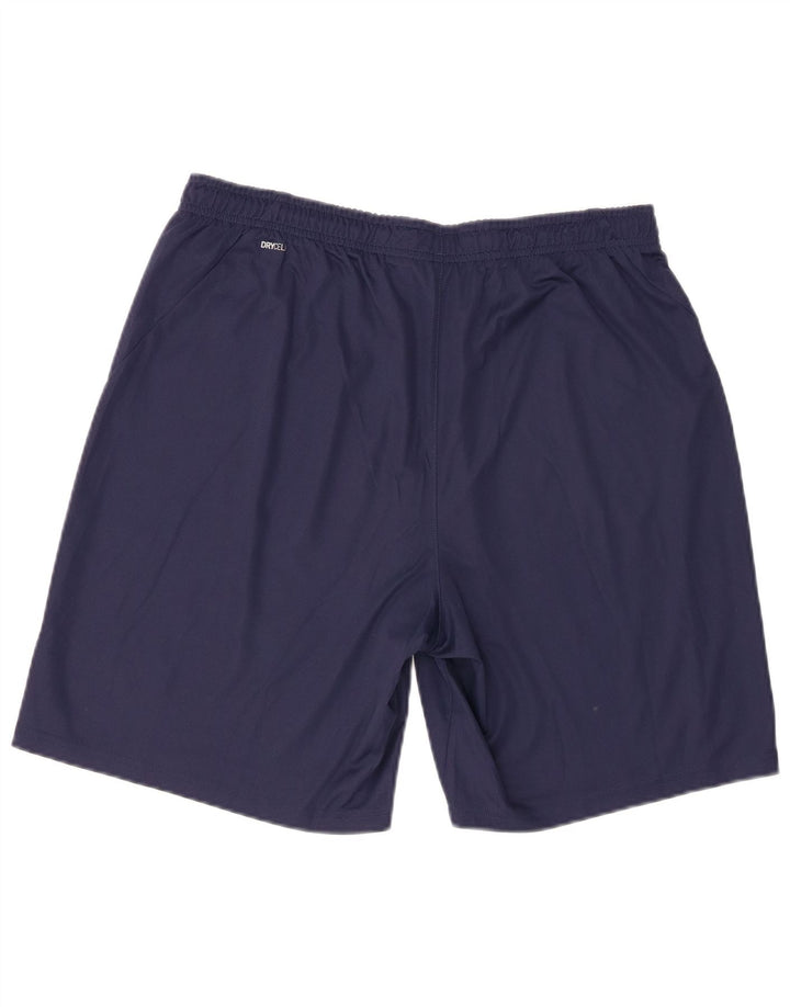 Puma Mens Sport Shorts Large Navy Blue Polyester