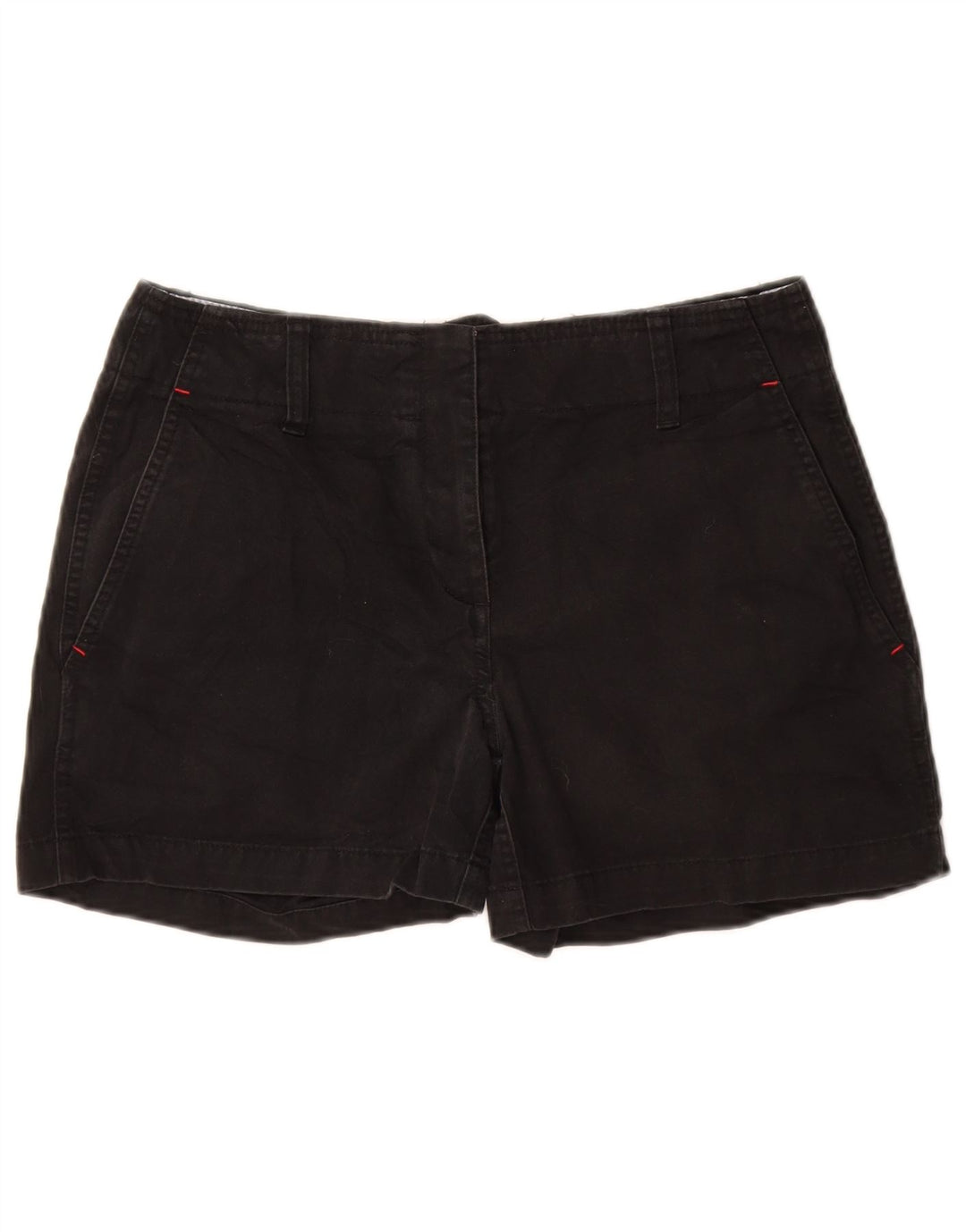 Tommy Hilfiger Womens Chino Shorts US 8 Medium W30 Black Cotton